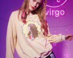 Starsalign Letter Figure Graphic Sweatshirt