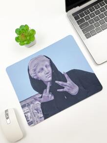 Statue Print Mouse Pad