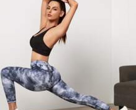 Stitch Trim Absorbs Sweat Breathable Sports Leggings