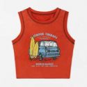 Stitching Trim Letter Graphic Tank Top