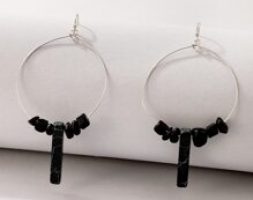 Stone Design Earrings