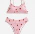 Strawberry Print Bikini Swimsuit