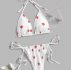 Strawberry Print Bikini Swimsuit