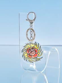 Streetspo Floral Print Keychain