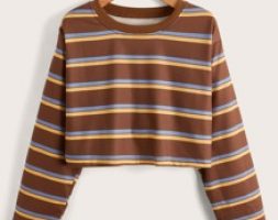 Striped Crop Tee