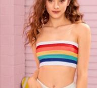Striped Crop Top