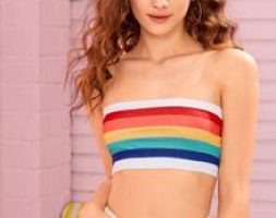 Striped Crop Top