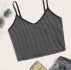 Striped Cropped Cami Top