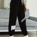 Striped Drawstring Waist Sweatpants