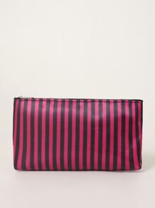 Striped Makeup Bag