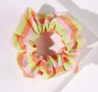 Striped Pattern Scrunchie
