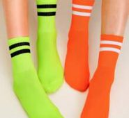 Striped Pattern Socks 2pairs