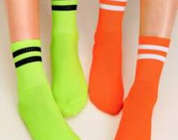 Striped Pattern Socks 2pairs