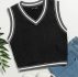 Striped Trim Knit Tank Top