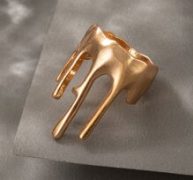 Structured Metal Ring
