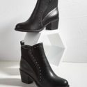 Studded Decor Chunky Ankle Boots