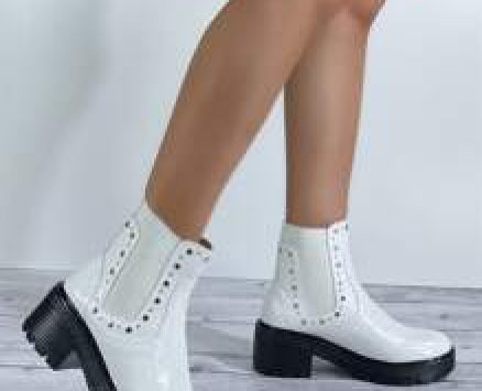 Studded Decor Chunky Chelsea Boots