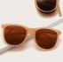 Studded Decor Frame Sunglasses
