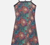 Sun Graphic Mesh Cami Dress