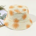 Sun Pattern Bucket Hat