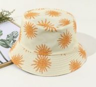 Sun Pattern Bucket Hat