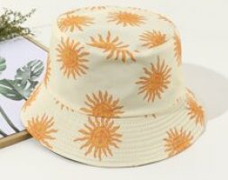 Sun Pattern Bucket Hat