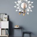 Sun Shaped Mirror Surface Wall Sticker