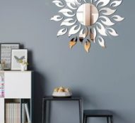 Sun Shaped Mirror Surface Wall Sticker