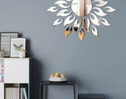 Sun Shaped Mirror Surface Wall Sticker