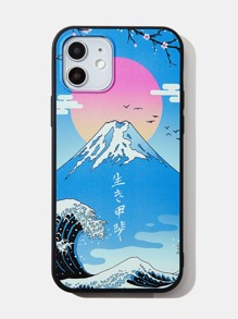 Sun & Wave Pattern Phone Case