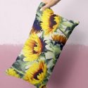 Sunflower Print Lumbar Pillowcase