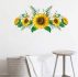Sunflower Print Wall Sticker