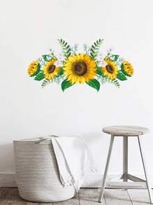 Sunflower Print Wall Sticker