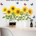 Sunflower Print Wall Sticker