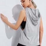 Sweat Absorbing Space Dye Hooded Sports Tee