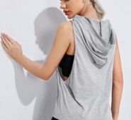 Sweat Absorbing Space Dye Hooded Sports Tee