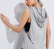 Sweat Absorbing Space Dye Hooded Sports Tee