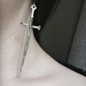 Sword Drop Earrings