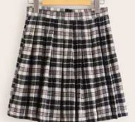Tartan Pleated Skirt