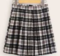 Tartan Pleated Skirt
