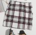 Tartan Slit Hem Skirt
