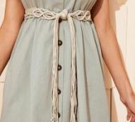 Tassel Charm Rope Belt