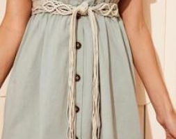 Tassel Charm Rope Belt