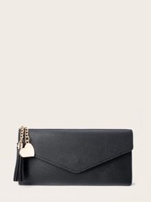 Tassel Detail Envelope Wallet