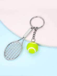 Tennis Charm Keychain