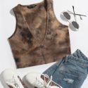 Tie Dye Crop Tank Top