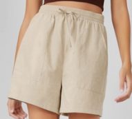 Tie Waist Wide Leg Shorts
