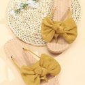 Toe Post Bow Decor Sliders