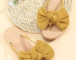 Toe Post Bow Decor Sliders