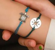 Tortoise & Compass Decor Bracelet